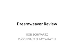 Dreamweaver Review