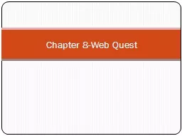 Chapter 8-Web Quest