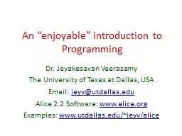 An “enjoyable” introduction to Programming
