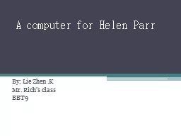 A computer for Helen Parr