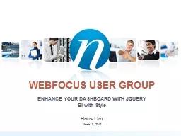 WEBFOCUS USER GROUP