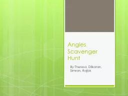 Angles Scavenger Hunt