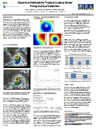 Formation of a tropical cyclone eye is often associated wit