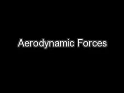 Aerodynamic Forces