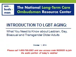 Introduction to lgbt aging: