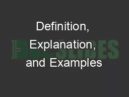 Definition, Explanation, and Examples