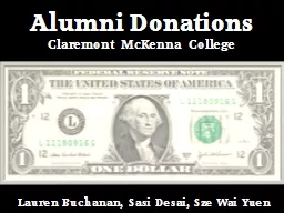 Alumni Donations