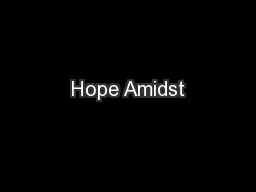 Hope Amidst