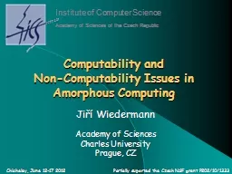 Computability and