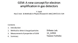 GEM: A new concept for electron amplification in gas detect