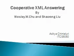 Cooperative XML Answering