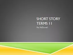 Short Story Terms 11