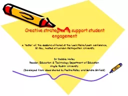 Creative strategies to support student engagement