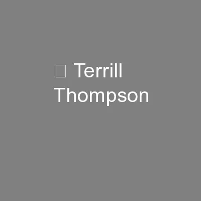  Terrill Thompson