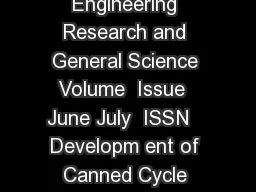 International Journal of Engineering Research and General Science Volume  Issue  June