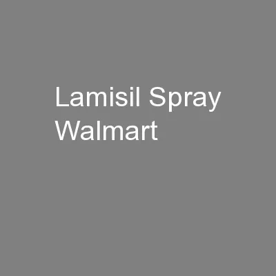 Lamisil Spray Walmart