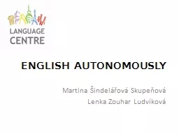 ENGLISH AUTONOMOUSLY