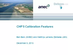 CHPS Calibration Features
