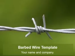 Barbed Wire Template