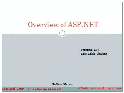 Overview of ASP.NET