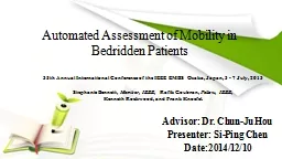 Automated Assessment of Mobility in Bedridden Patients