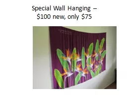 Special Wall Hanging –
