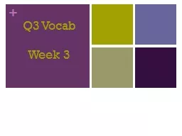 Q3  Vocab