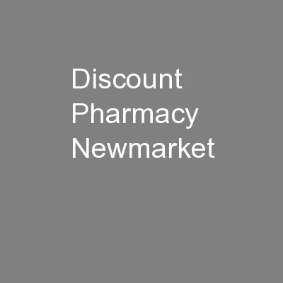 Discount Pharmacy Newmarket