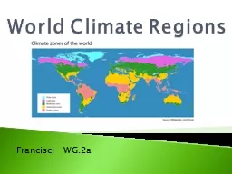 World Climate Regions