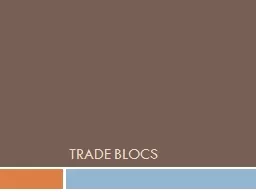 Trade Blocs