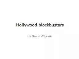 Hollywood blockbusters