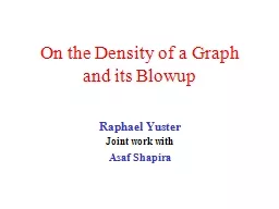 On the Density of a Graph