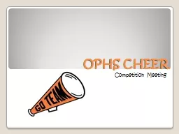 OPHS CHEER