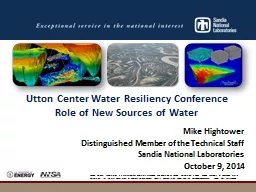 Utton Center Water Resiliency Conference