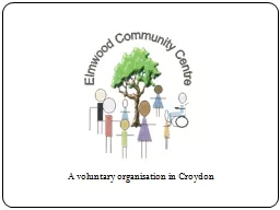 A voluntary organisation in Croydon