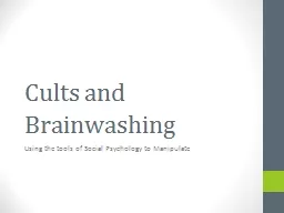 Cults and Brainwashing
