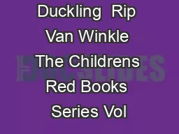 The Ugly Duckling  Rip Van Winkle The Childrens Red Books Series Vol
