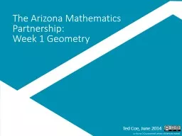 The Arizona Mathematics Partnership: