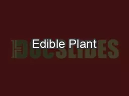 Edible Plant
