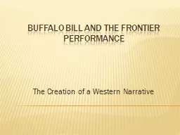 Buffalo bill and the frontier performance