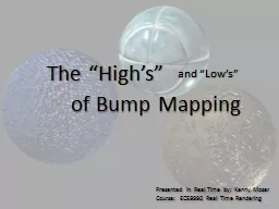 of Bump Mapping
