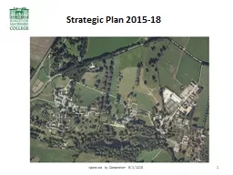 1 Strategic Plan 2015-18