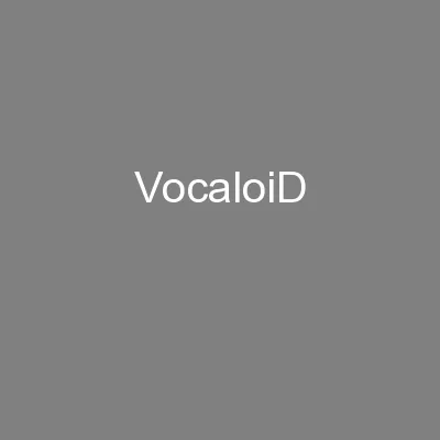 VocaloiD