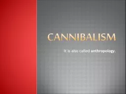 Cannibalism