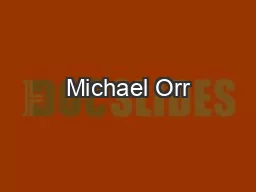 Michael Orr