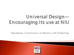 Universal Design—Encouraging