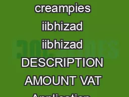 TAX INVOICE Invoice number VAT Date  homemade creampies iibhizad iibhizad DESCRIPTION