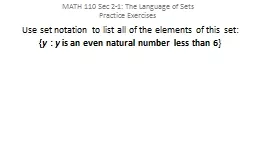 Use set notation to list all of the elements of this set: