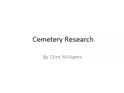Cemetery Research