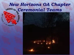New Horizons OA Chapter